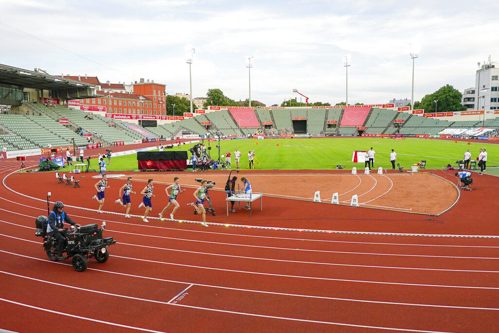 APTOPIX Norway Athletics Impossible Games
